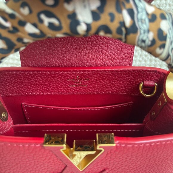 Louis Vuitton Rare Capucines Mini Red - Picture 3 of 15